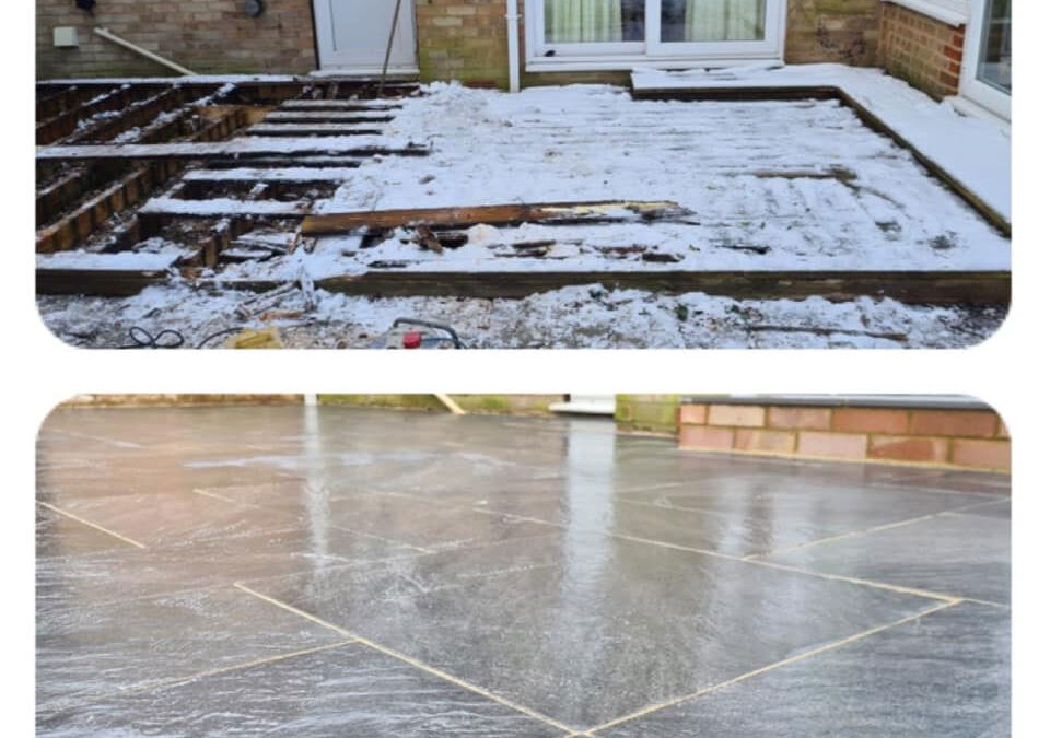 Our New Patio Installation