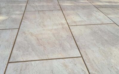 Bradstone Romeli Porcelain slab patio completed in Maldon