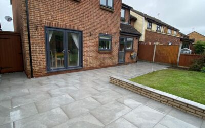 Patio & Side Passage Completed in Chelmsford, Essex