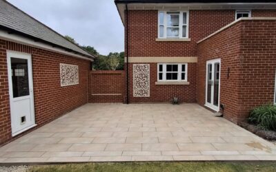 A huge transformation in modernising this patio
