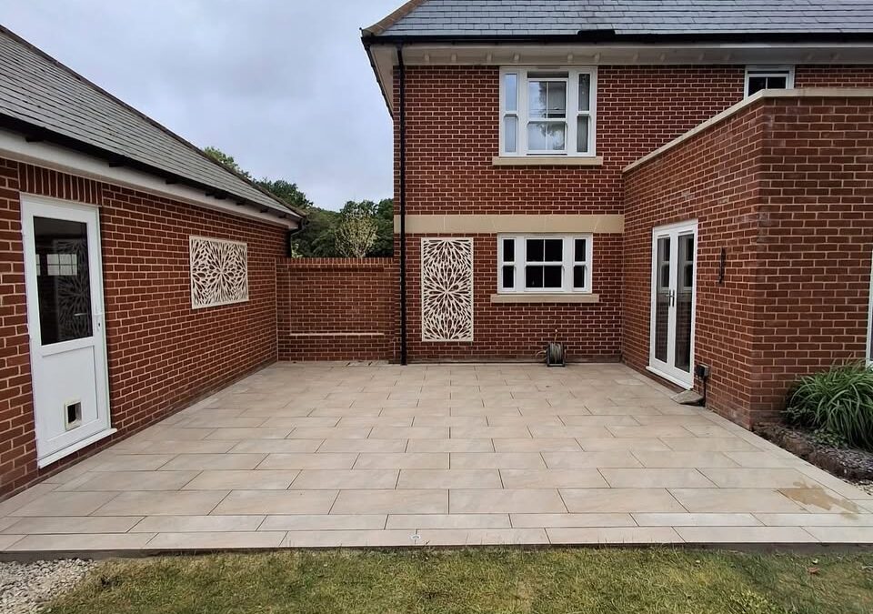 A huge transformation in modernising this patio