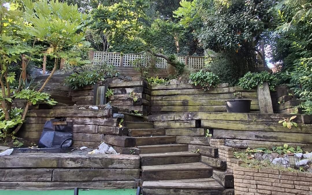 An unusual landscaping project