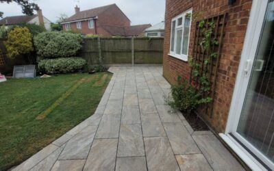 Porcelain Patio & Side Area Transformation in Essex